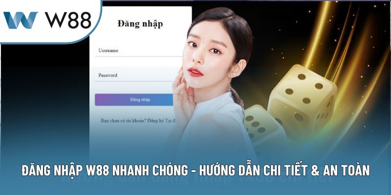 Đăng Nhập W88 Nhanh Chóng: Hướng Dẫn Chi Tiết & An Toàn