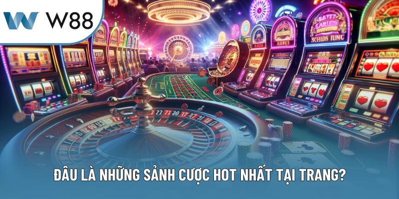 Đâu là những sảnh cược hot nhất tại trang?